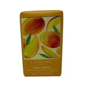 Castelbel Fragranced Soap Bar Fresh Mango Luxury Made In Portugal 300g 10.5oz
